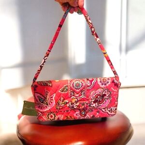 VERA BRADLEY KNOT JUST A CLUTCH NWT Shoulder Bag Color Me Coral